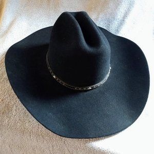 JUSTIN 2X 100% Wool Cowboy Hat - Size 6 7/8